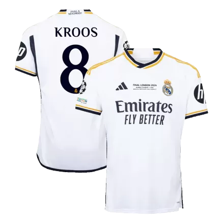 Real Madrid KROOS #8 Home Jersey 2023/24 - UCL FINAL - gojersey