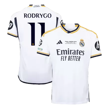 Real Madrid RODRYGO #11 Home Jersey 2023/24 - UCL FINAL - gojersey