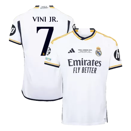 Real Madrid VINI JR. #7 Home Jersey 2023/24 - UCL FINAL - gojersey