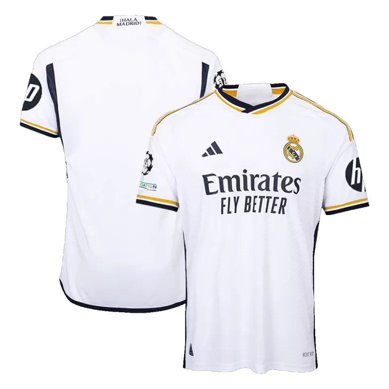 Real Madrid Home Jersey Authentic 2023/24 - UCL - gojersey