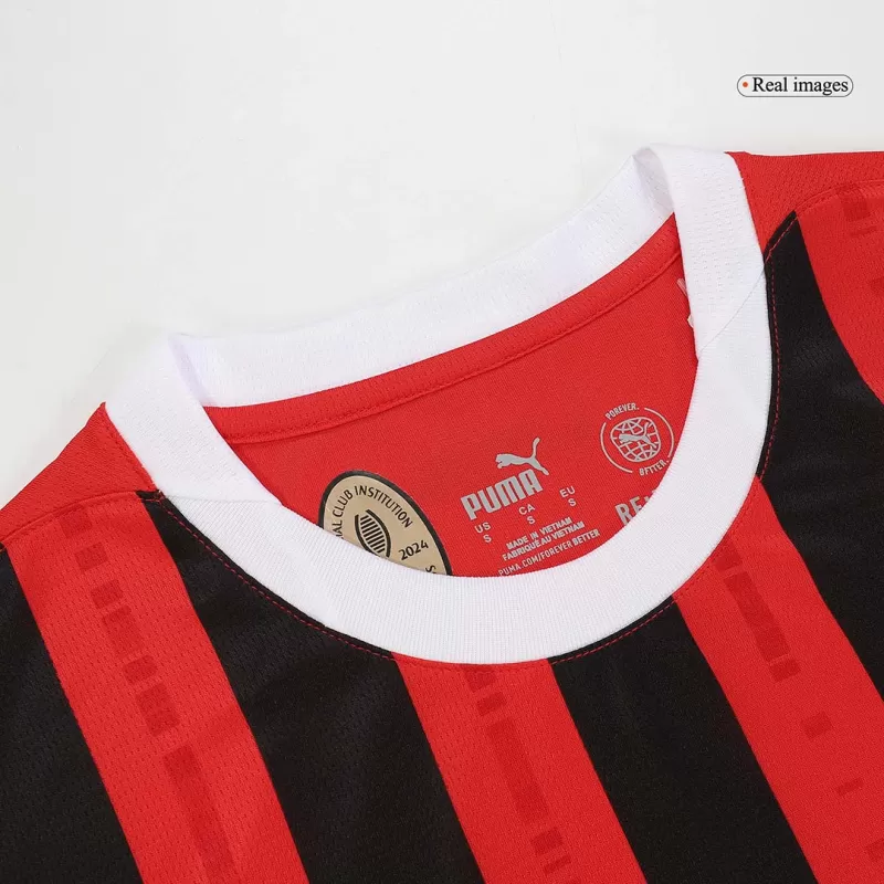 AC Milan GIMENEZ #7 Home Soccer Jersey 2024/25 - gojersey