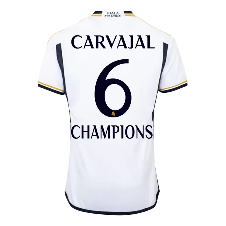 Real Madrid CARVAJAL #6 CHAMPIONS Home Jersey 2023/24 - gojersey