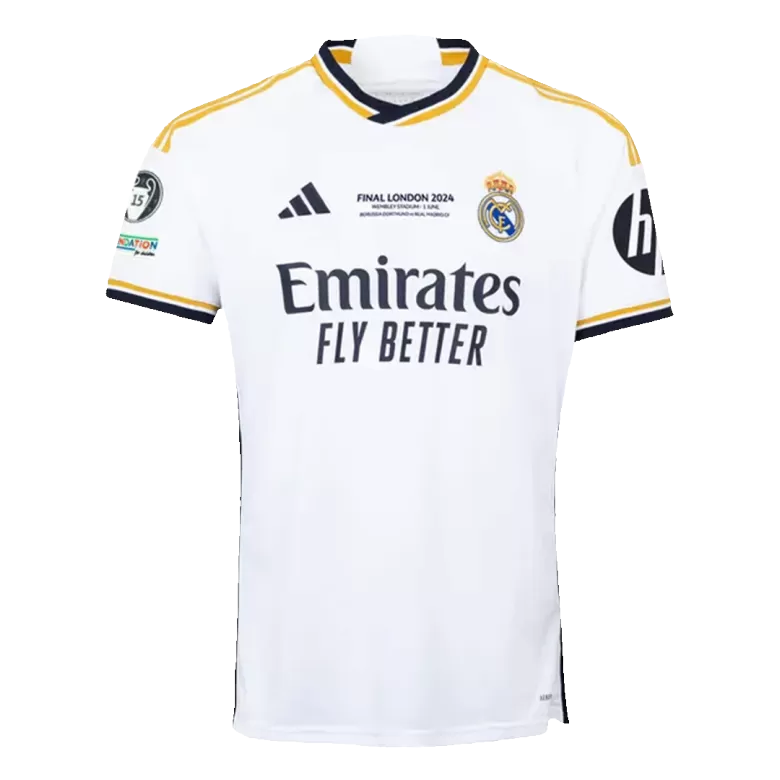 Real Madrid CHAMPIONS #15 Home Jersey 2023/24 - UCL FINAL - gojersey