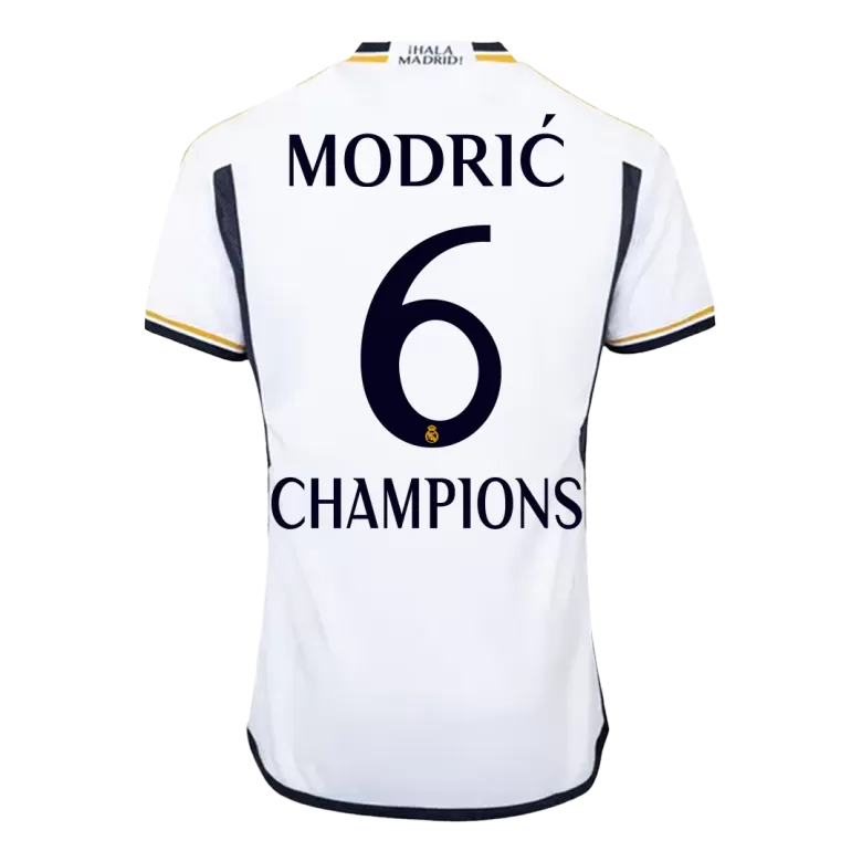 Real Madrid MODRIĆ #6 CHAMPIONS Home Jersey 2023/24 - gojersey