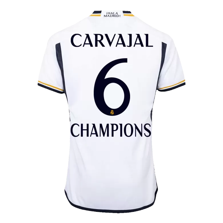 Real Madrid CARVAJAL #6 CHAMPIONS Home Jersey Authentic 2023/24 - gojersey