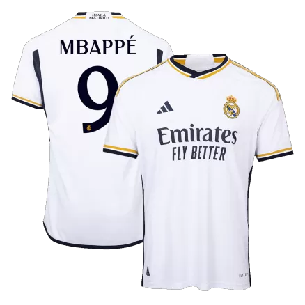 Real Madrid MBAPPÉ #9 Home Jersey Authentic 2023/24 - gojersey