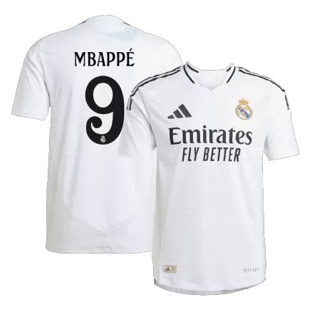 Real Madrid MBAPPÉ #9 Home Jersey Authentic 2024/25 - gojersey