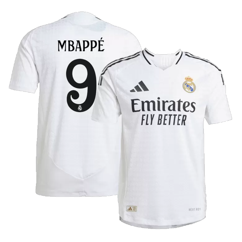 Real Madrid MBAPPÉ #9 Home Jersey Authentic 2024/25 - gojersey