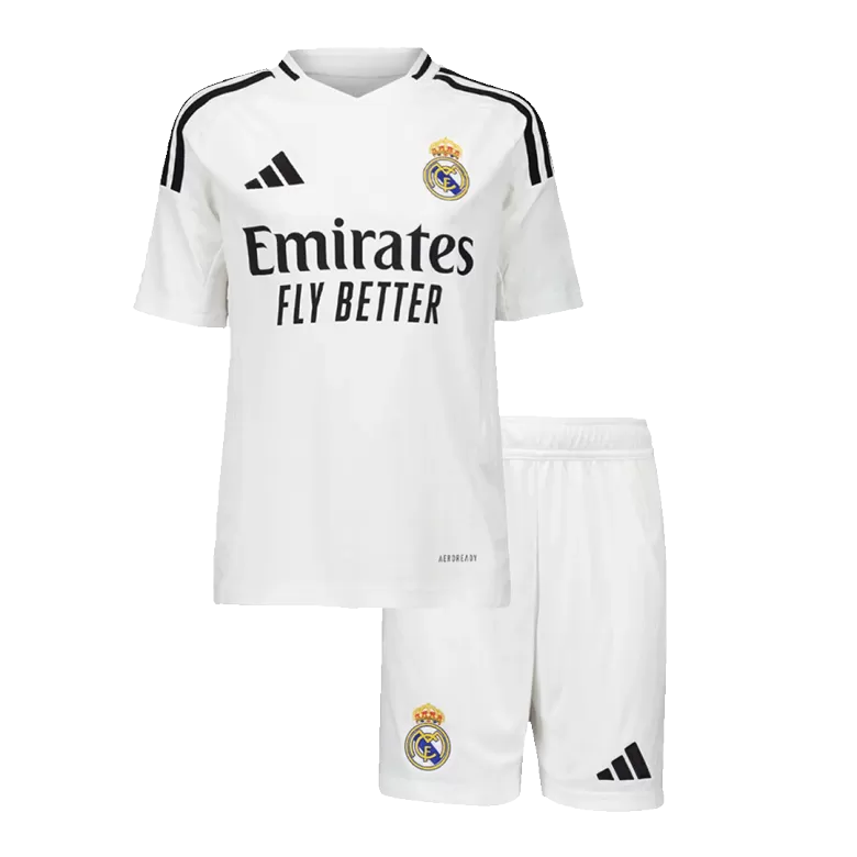 Real Madrid MBAPPÉ #9 Home Jersey Kit 2024/25 Kids(Jersey+Shorts) - gojersey