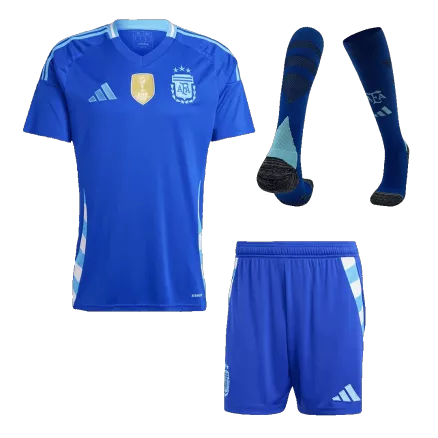 Argentina Away Jersey Kit Copa America 2024 (Jersey+Shorts+Socks) - gojersey