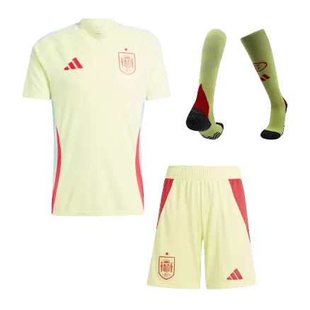 Spain Away Jersey Kit EURO 2024 (Jersey+Shorts+Socks) - gojersey