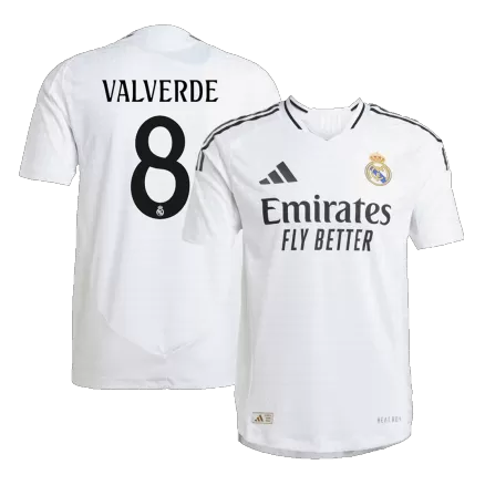 Real Madrid VALVERDE #8 Home Jersey Authentic 2024/25 - gojersey