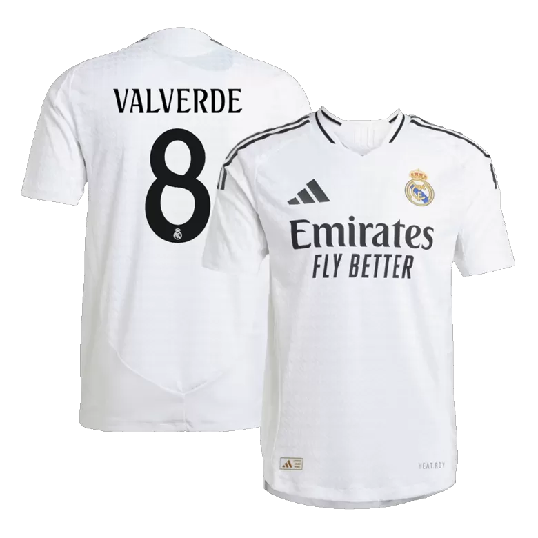 Real Madrid VALVERDE #8 Home Jersey Authentic 2024/25 - gojersey