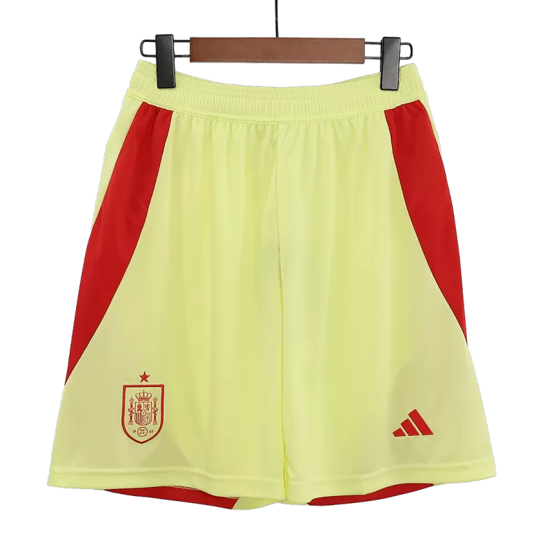Spain Away Soccer Shorts 2024 - gojersey