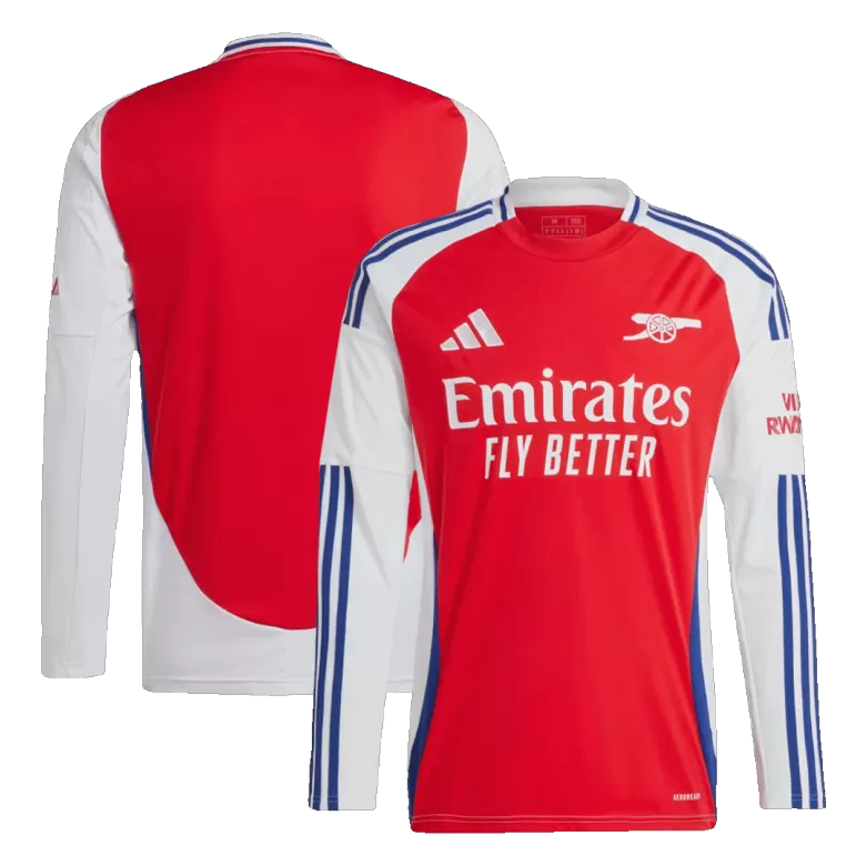 Arsenal Long Sleeve Home Jersey 2024/25 - gojersey