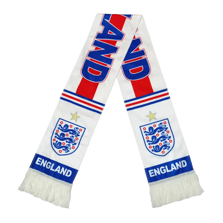 England Soccer Scarf White - gojersey