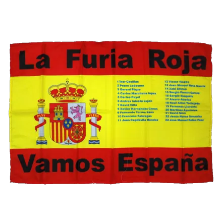 Spain Team Flag Red - gojersey