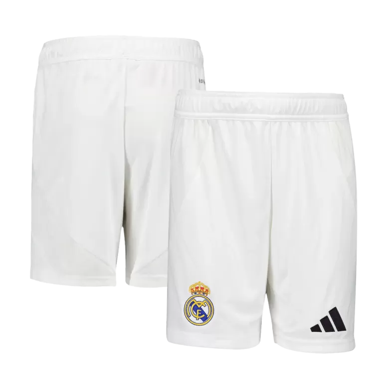 Real Madrid Home Soccer Shorts 2024/25 - gojersey