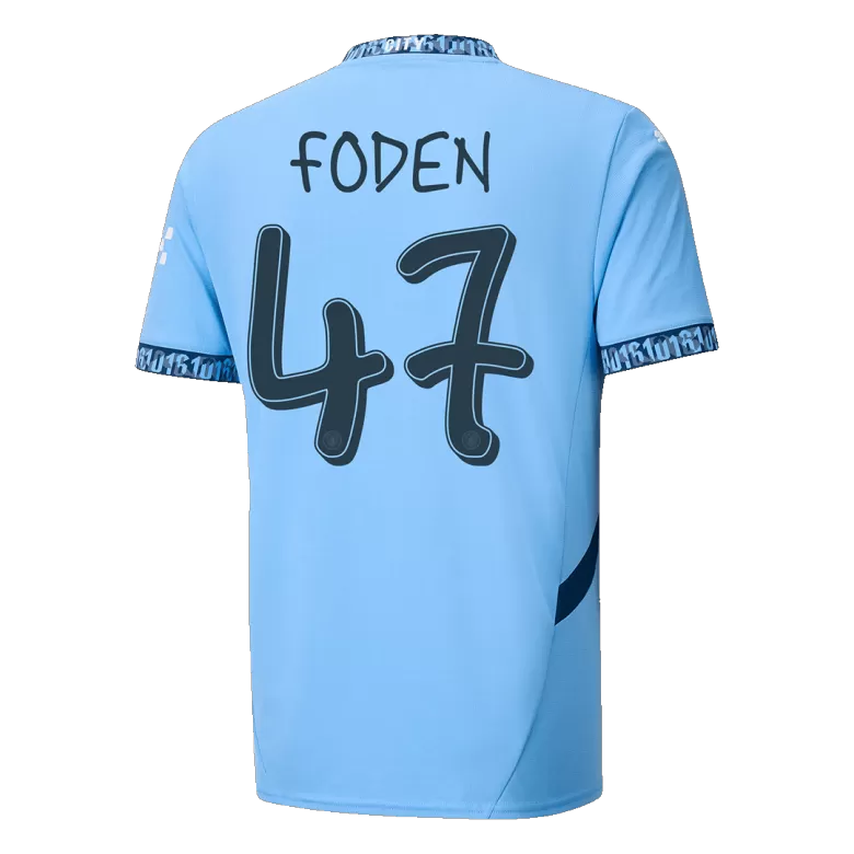 Manchester City FODEN #47 Home Jersey 2024/25 - UCL Edition - gojersey
