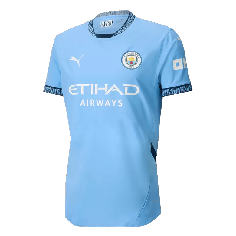 Manchester City DE BRUYNE #17 Home Jersey Authentic 2024/25 - UCL Edition - gojersey