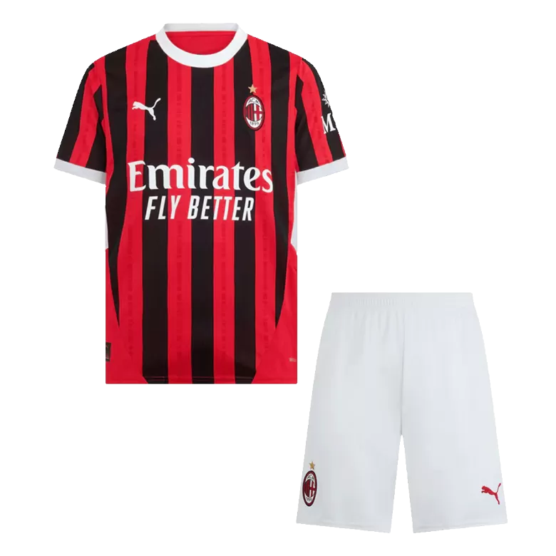 AC Milan Home Jersey Kit 2024/25 (Jersey+Shorts) - gojersey