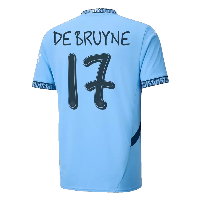 Manchester City DE BRUYNE #17 Home Jersey 2024/25 - UCL Edition - gojersey