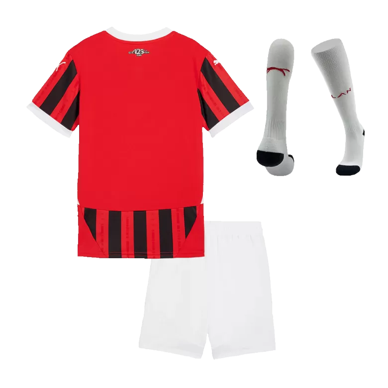 AC Milan Home Jersey Kit 2024/25 Kids(Jersey+Shorts+Socks) - gojersey