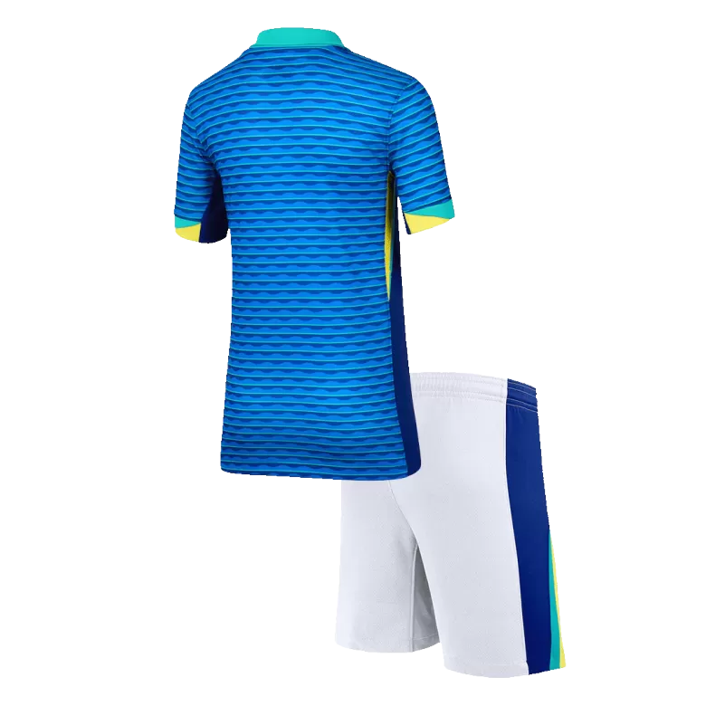 Brazil Away Jersey Kit Copa America 2024 Kids(Jersey+Shorts) - gojersey