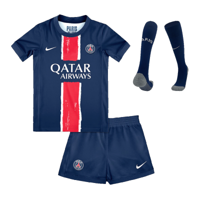 PSG Home Jersey Kit 2024/25 Kids(Jersey+Shorts+Socks) - gojersey