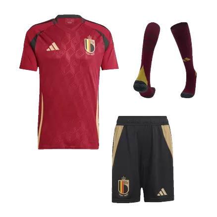 Belgium Home Jersey Kit EURO 2024 (Jersey+Shorts+Socks) - gojersey