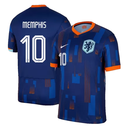 Netherlands MEMPHIS #10 Away Jersey EURO 2024 - gojersey