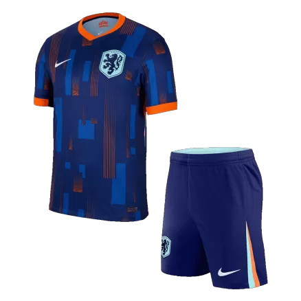Netherlands Away Jersey Kit EURO 2024 (Jersey+Shorts) - gojersey