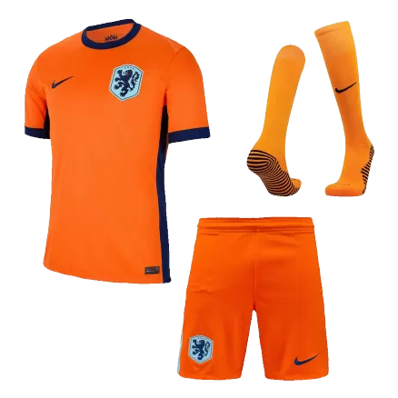 Netherlands Home Jersey Kit EURO 2024 (Jersey+Shorts+Socks) - gojersey