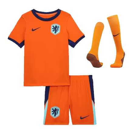 Netherlands Home Jersey Kit EURO 2024 Kids(Jersey+Shorts+Socks) - gojersey