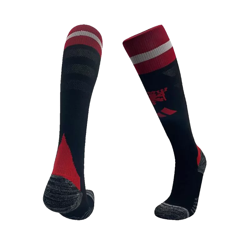 Manchester United Home Soccer Socks 2024/25 - gojersey