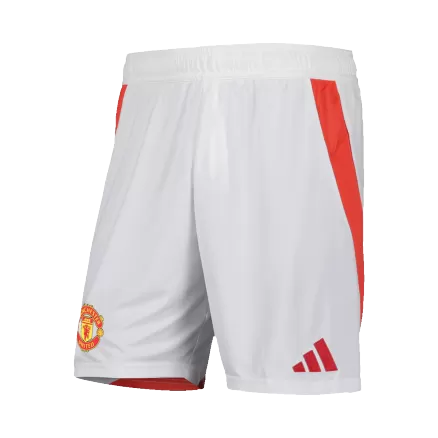 Manchester United Home Soccer Shorts 2024/25 - gojersey