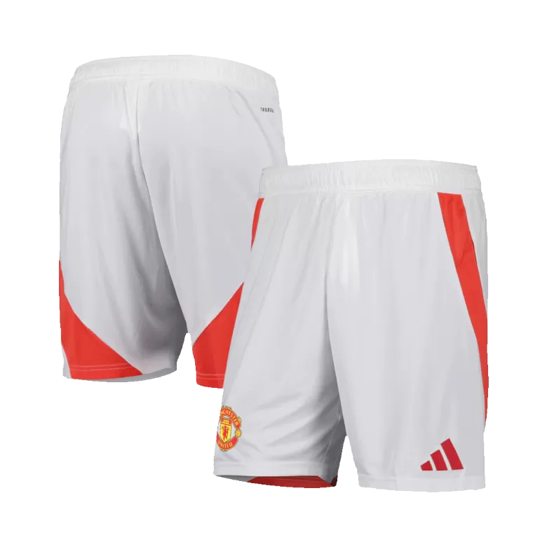 Manchester United Home Soccer Shorts 2024/25 - gojersey