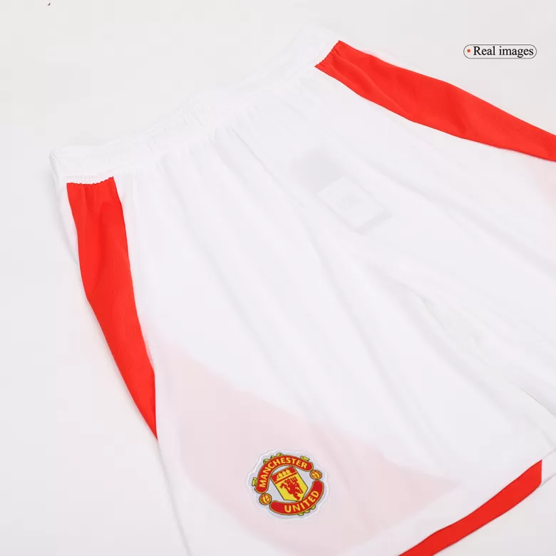 Manchester United Home Soccer Shorts 2024/25 - gojersey