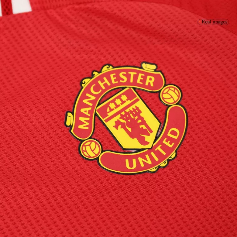 Manchester United Home Soccer Jersey Kit Authentic 2024/25 (Jersey+Shorts) - gojersey