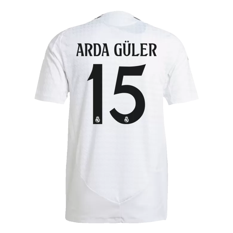 Real Madrid ARDA GÜLER #15 Home Jersey Authentic 2024/25 - gojersey