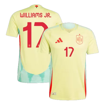 Spain WILLIAMS JR. #17 Away Jersey Authentic EURO 2024 - gojersey
