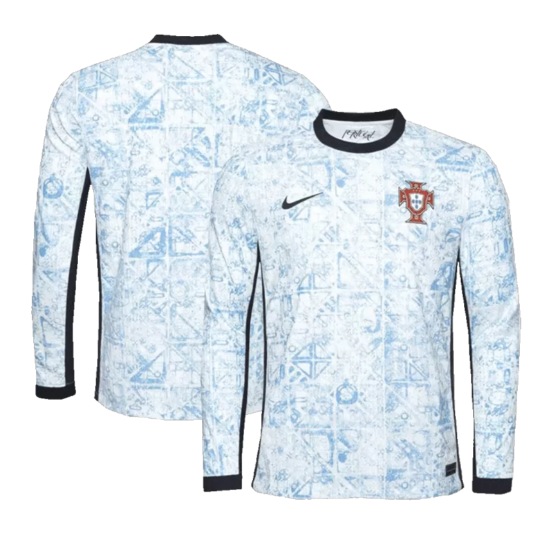 Authentic Portugal Long Sleeve Away Jersey EURO 2024 - gojersey