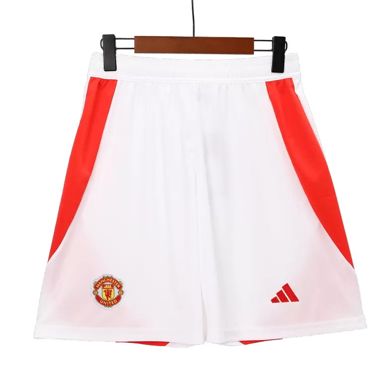 Manchester United Home Soccer Shorts 2024/25 - gojersey