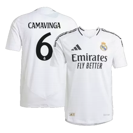 Real Madrid CAMAVINGA #6 Home Jersey Authentic 2024/25 - gojersey