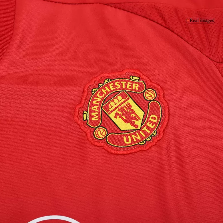 Manchester United Home Jersey Kit 2024/25 Kids(Jersey+Shorts) - gojersey