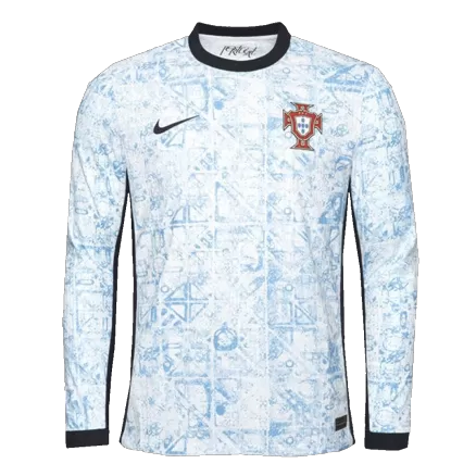 Authentic Portugal Long Sleeve Away Jersey EURO 2024 - gojersey