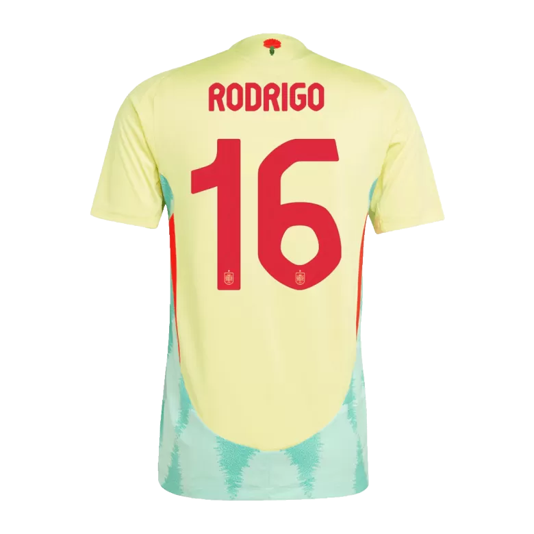 Spain RODRIGO #16 Away Jersey Authentic EURO 2024 - gojersey