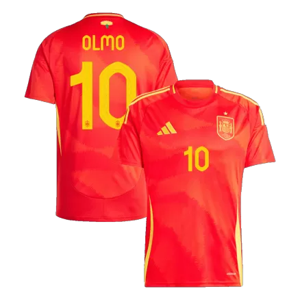 Spain OLMO #10 Home Jersey EURO 2024 - gojersey