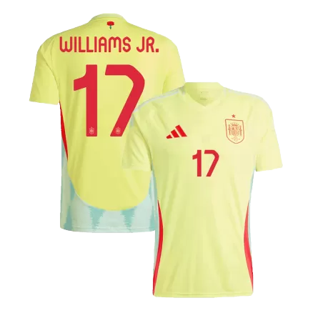 Spain WILLIAMS JR. #17 Away Jersey EURO 2024 - gojersey