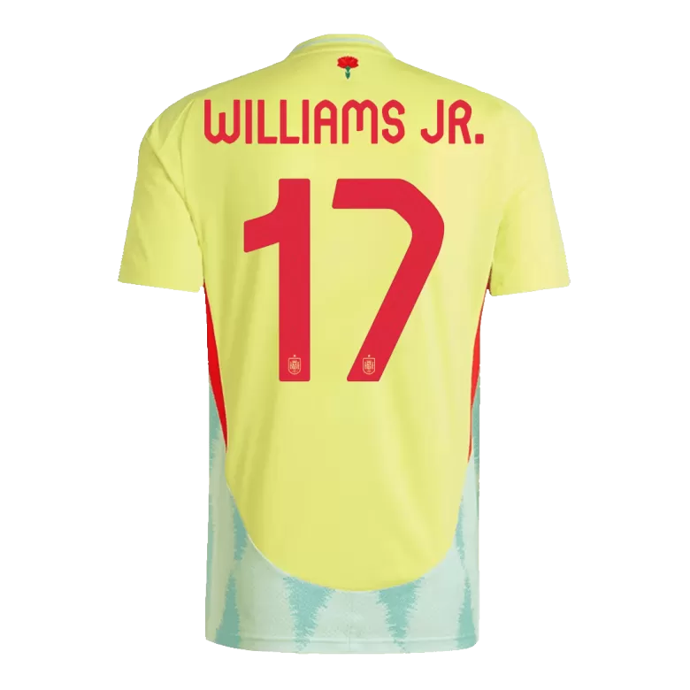 Spain WILLIAMS JR. #17 Away Jersey EURO 2024 - gojersey